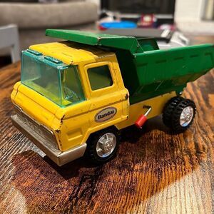 Bandai HERCULESS Tin Toy Dump Truck Late 1960s Japan pressed steel toy